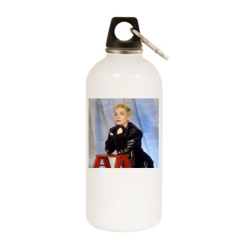 Annie Lennox White Water Bottle With Carabiner