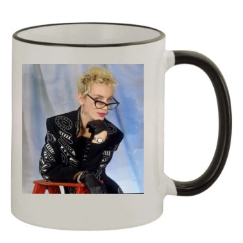 Annie Lennox 11oz Colored Rim & Handle Mug