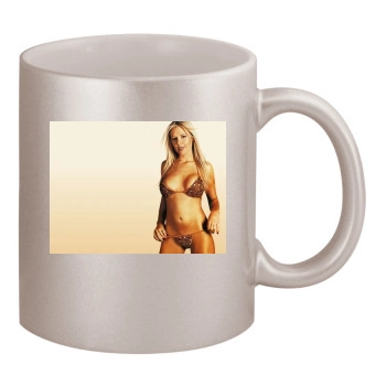 Abi Titmuss 11oz Metallic Silver Mug