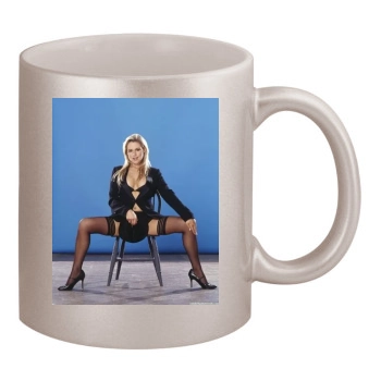 Abi Titmuss 11oz Metallic Silver Mug