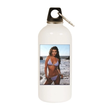 Ali Landry White Water Bottle With Carabiner