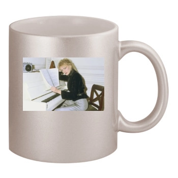 Arielle Dombasle 11oz Metallic Silver Mug