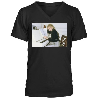 Arielle Dombasle Men's V-Neck T-Shirt