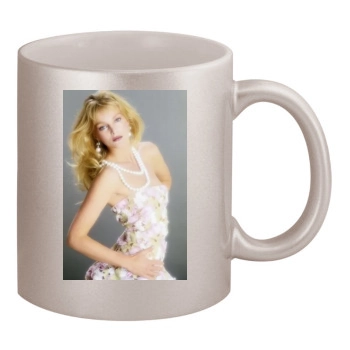 Arielle Dombasle 11oz Metallic Silver Mug