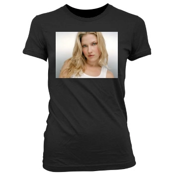 Ali Larter Women's Junior Cut Crewneck T-Shirt