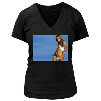 Ali Larter Women's Deep V-Neck TShirt