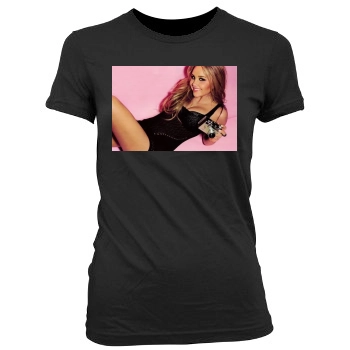 Amanda Bynes Women's Junior Cut Crewneck T-Shirt