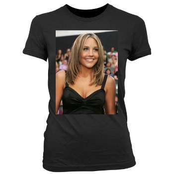 Amanda Bynes Women's Junior Cut Crewneck T-Shirt