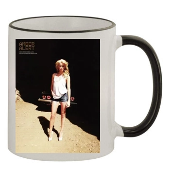 Amber Heard 11oz Colored Rim & Handle Mug