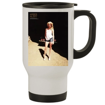 Amber Heard Stainless Steel Travel Mug