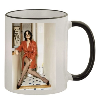 Asia Argento 11oz Colored Rim & Handle Mug