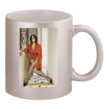 Asia Argento 11oz Metallic Silver Mug