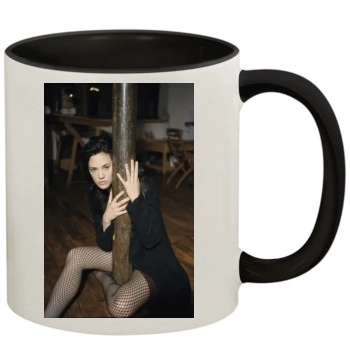 Asia Argento 11oz Colored Inner & Handle Mug