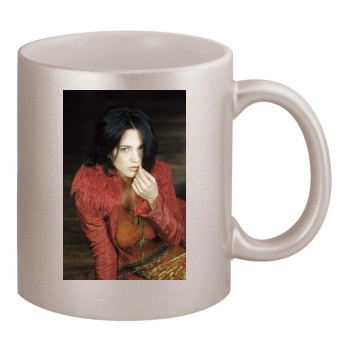 Asia Argento 11oz Metallic Silver Mug