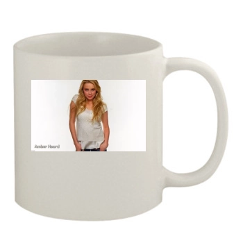 Amber Heard 11oz White Mug