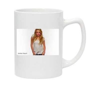 Amber Heard 14oz White Statesman Mug