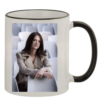 Asia Argento 11oz Colored Rim & Handle Mug