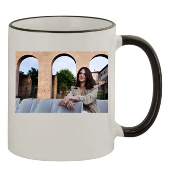 Asia Argento 11oz Colored Rim & Handle Mug