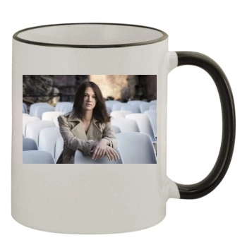 Asia Argento 11oz Colored Rim & Handle Mug