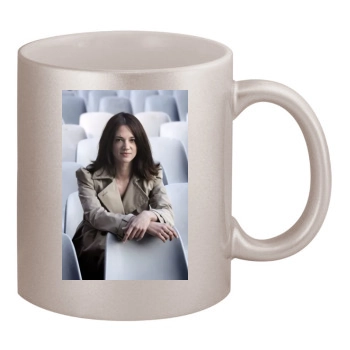 Asia Argento 11oz Metallic Silver Mug