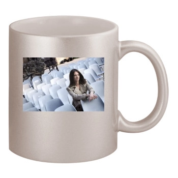 Asia Argento 11oz Metallic Silver Mug