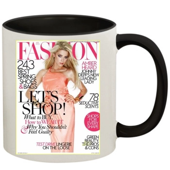 Amber Heard 11oz Colored Inner & Handle Mug