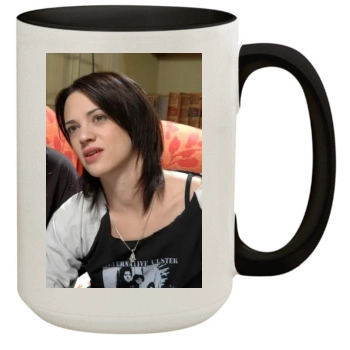 Asia Argento 15oz Colored Inner & Handle Mug