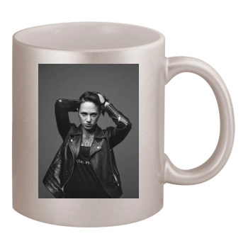 Asia Argento 11oz Metallic Silver Mug