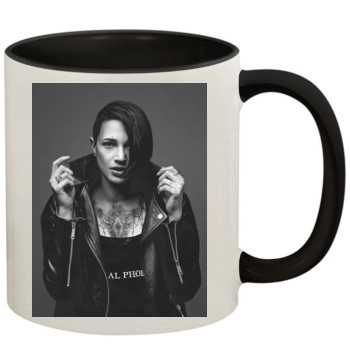 Asia Argento 11oz Colored Inner & Handle Mug