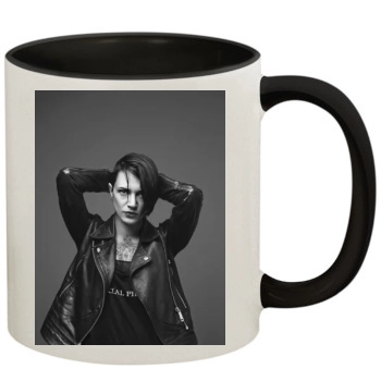 Asia Argento 11oz Colored Inner & Handle Mug