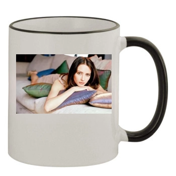 Amy Acker 11oz Colored Rim & Handle Mug