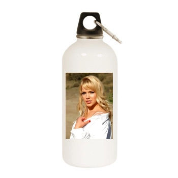 Alexa Havins White Water Bottle With Carabiner