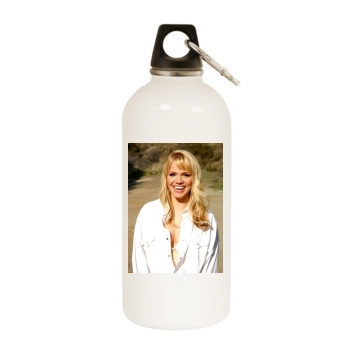 Alexa Havins White Water Bottle With Carabiner