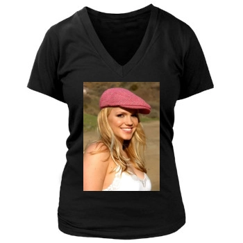 Alexa Havins Women's Deep V-Neck TShirt