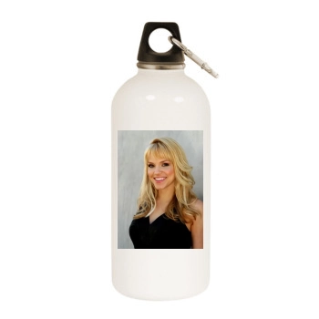 Alexa Havins White Water Bottle With Carabiner