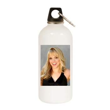 Alexa Havins White Water Bottle With Carabiner