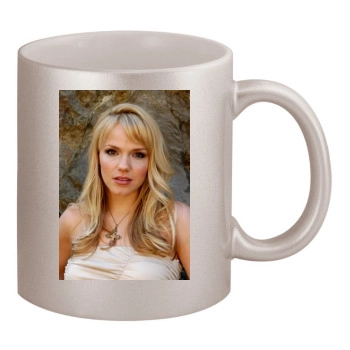 Alexa Havins 11oz Metallic Silver Mug