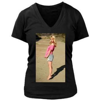 Alexa Havins Women's Deep V-Neck TShirt