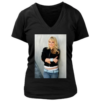 Alexa Havins Women's Deep V-Neck TShirt