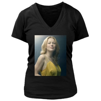 Allison Moorer Women's Deep V-Neck TShirt