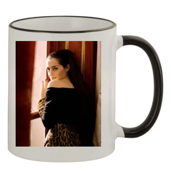 Amira Casar 11oz Colored Rim & Handle Mug