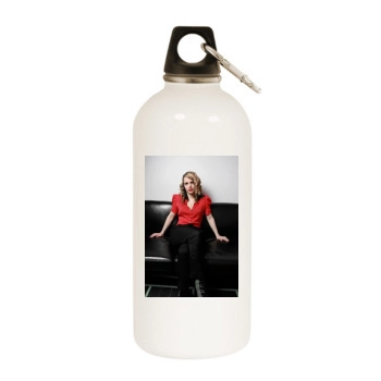 Anna Calvi White Water Bottle With Carabiner