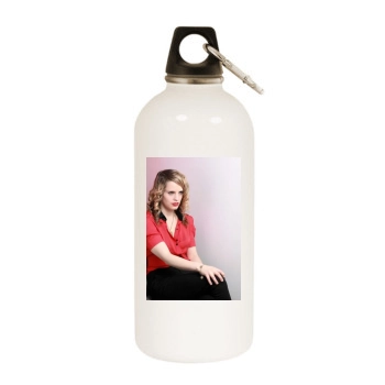 Anna Calvi White Water Bottle With Carabiner