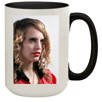 Anna Calvi 15oz Colored Inner & Handle Mug