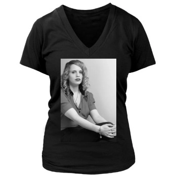 Anna Calvi Women's Deep V-Neck TShirt