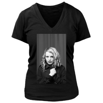 Anna Calvi Women's Deep V-Neck TShirt