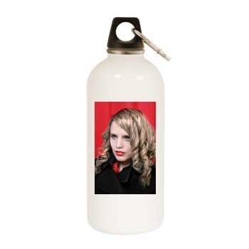 Anna Calvi White Water Bottle With Carabiner