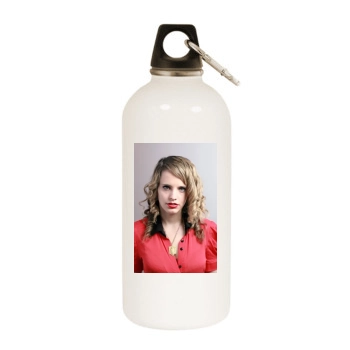 Anna Calvi White Water Bottle With Carabiner