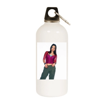 Anna Frenzel-Rohl White Water Bottle With Carabiner