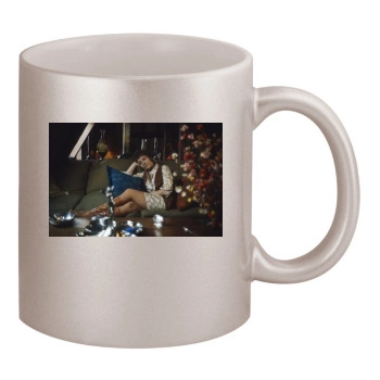 Annie Girardot 11oz Metallic Silver Mug